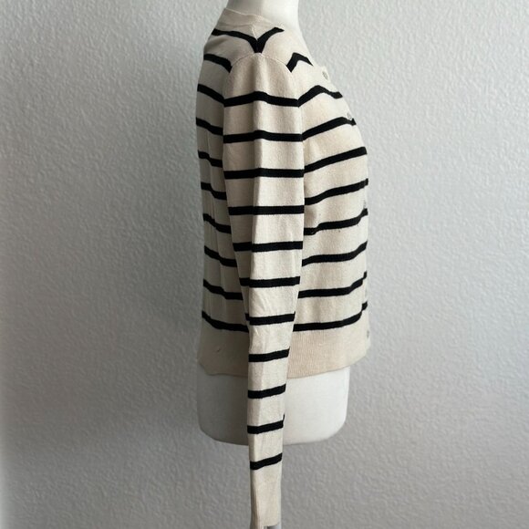 A New Day Striped Button-Up Cardigan Sweater Size Small - Picture 5 of 9